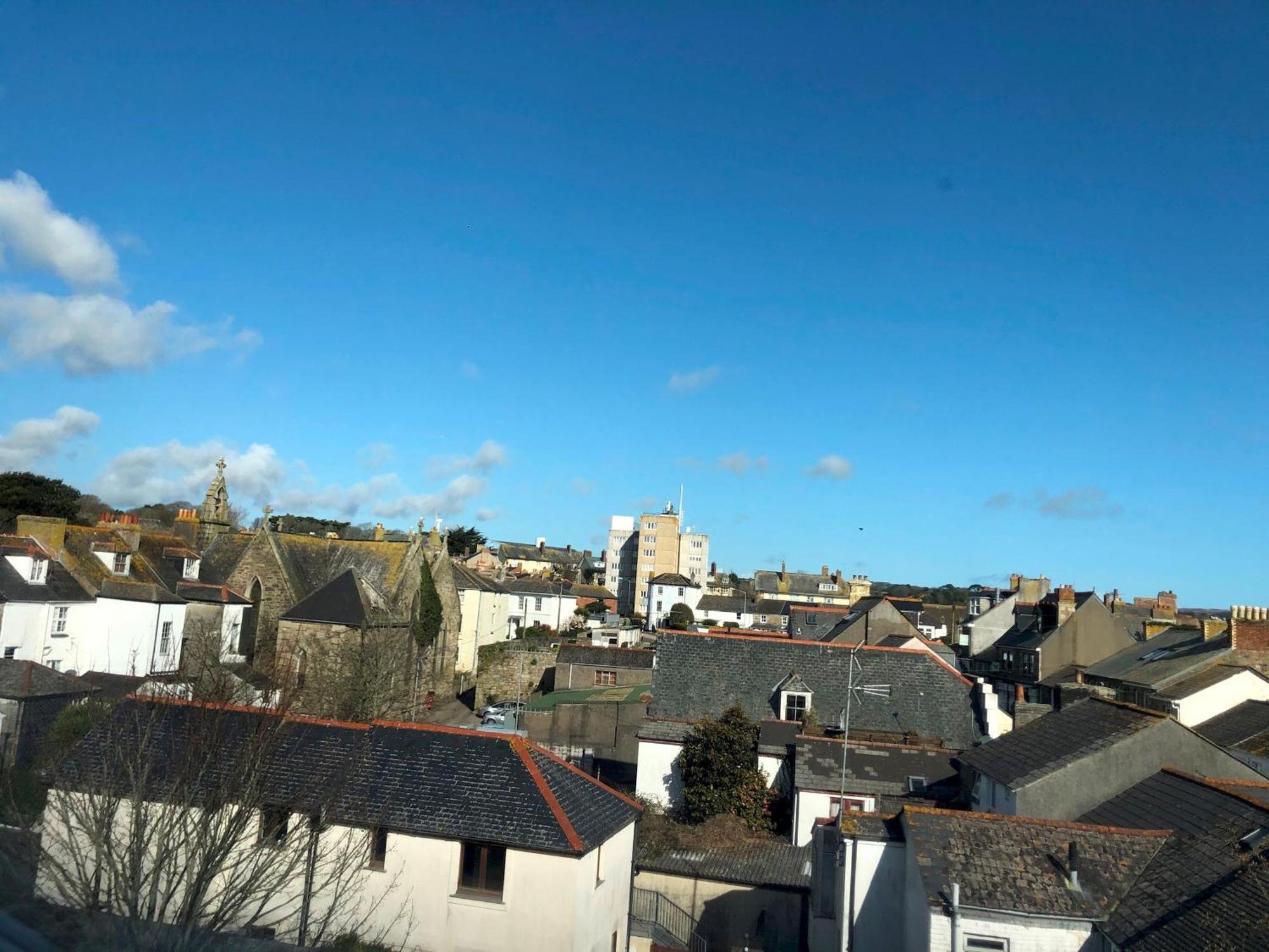 דירות Stunning Penthouse In Penzance "Amazing Sea Views" מראה חיצוני תמונה
